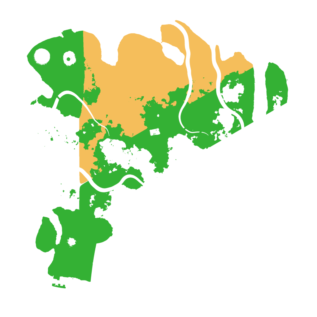 Biome Rust Map: Procedural Map, Size: 3500, Seed: 1791312414
