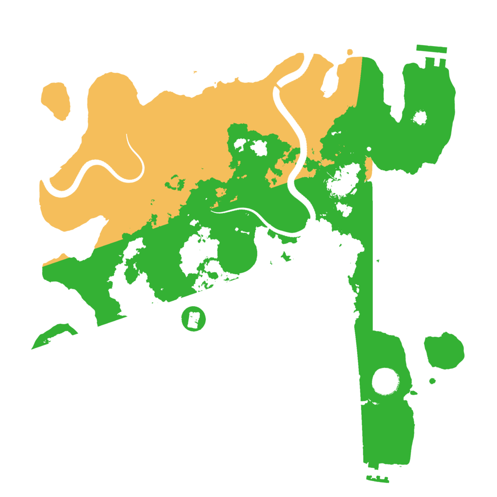 Biome Rust Map: Procedural Map, Size: 3300, Seed: 1979503527