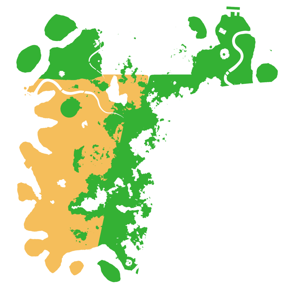 Biome Rust Map: Procedural Map, Size: 4500, Seed: 1701708982