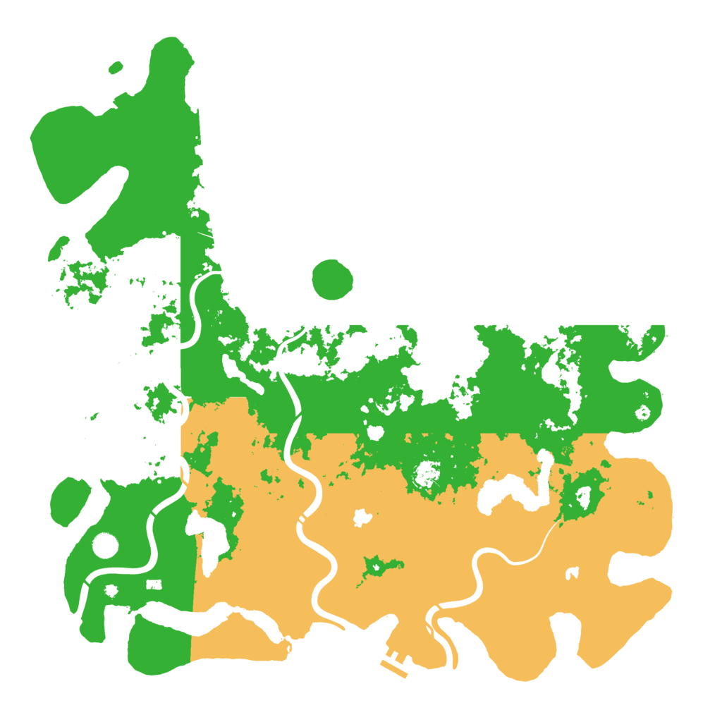 Biome Rust Map: Procedural Map, Size: 5000, Seed: 63678