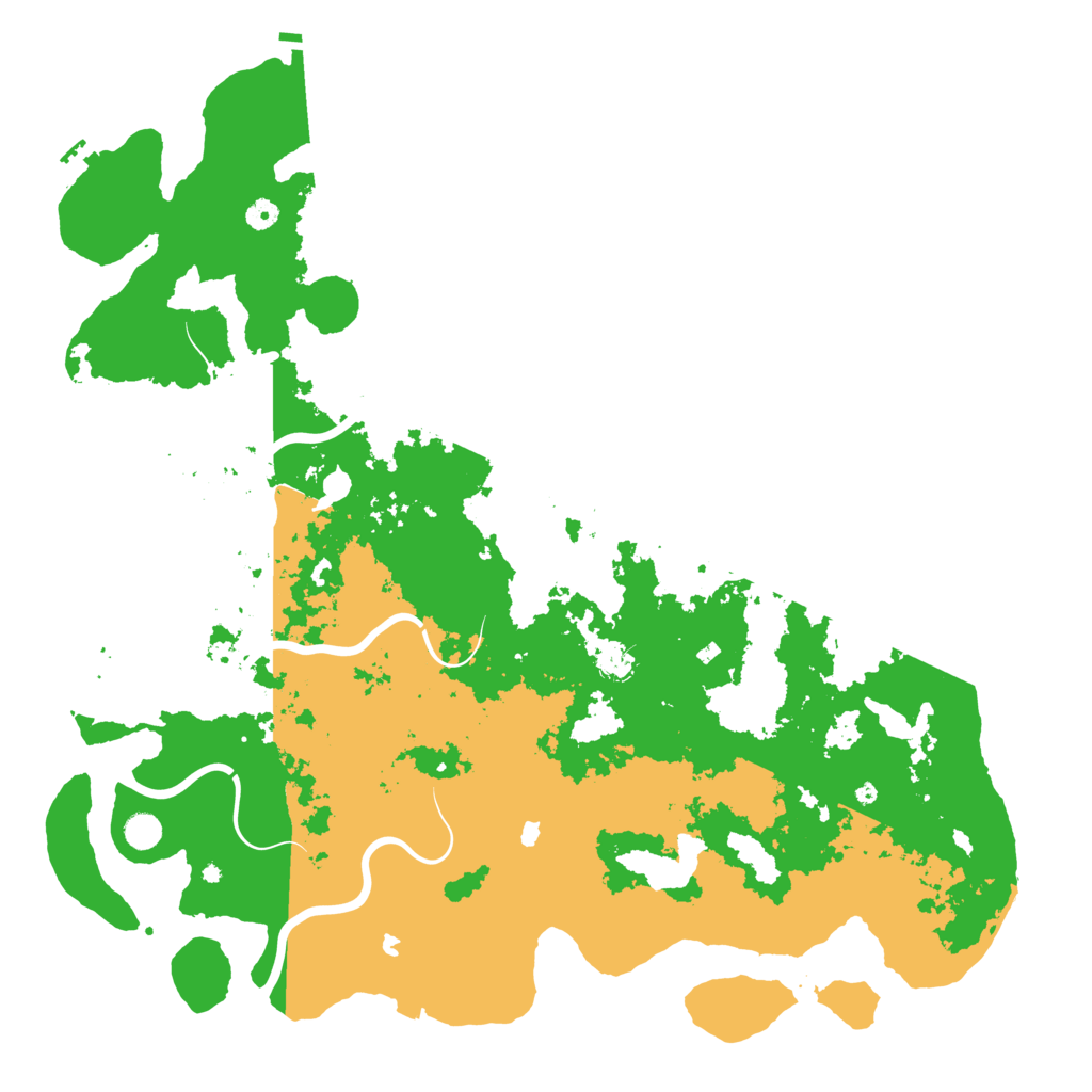 Biome Rust Map: Procedural Map, Size: 5250, Seed: 1236872649