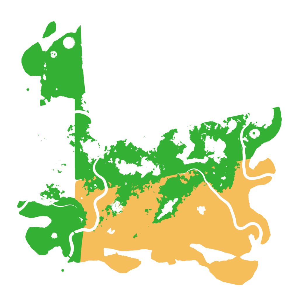 Biome Rust Map: Procedural Map, Size: 4500, Seed: 1020636762