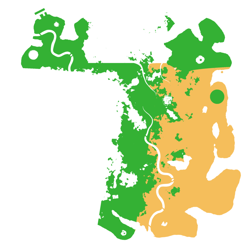 Biome Rust Map: Procedural Map, Size: 4650, Seed: 37694401