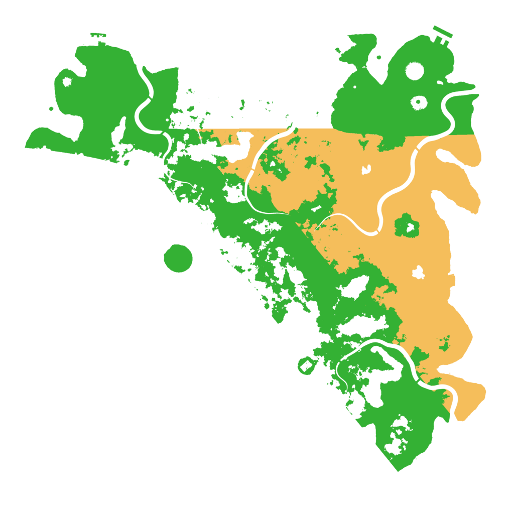 Biome Rust Map: Procedural Map, Size: 5000, Seed: 22824315