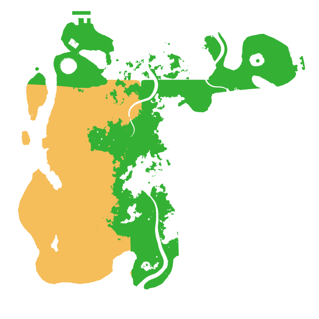 Biome Rust Map: Procedural Map, Size: 3500, Seed: 1581307611