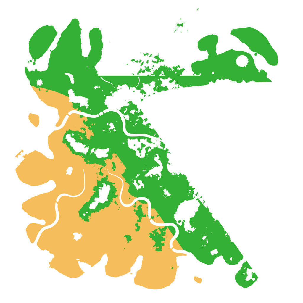 Biome Rust Map: Procedural Map, Size: 4500, Seed: 24372197