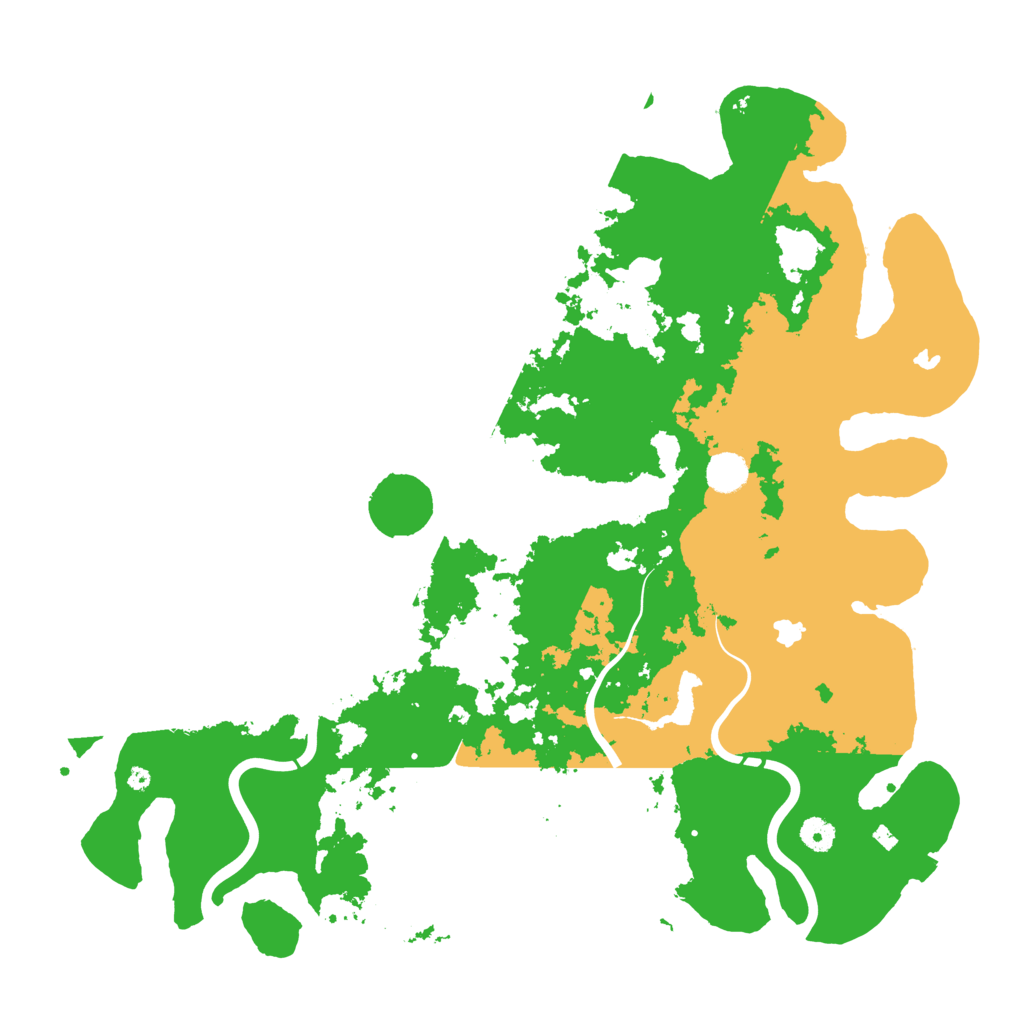 Biome Rust Map: Procedural Map, Size: 4500, Seed: 473993668