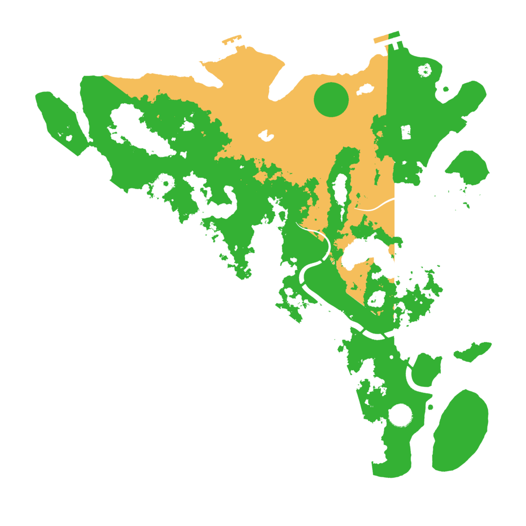 Biome Rust Map: Procedural Map, Size: 4000, Seed: 1176014196