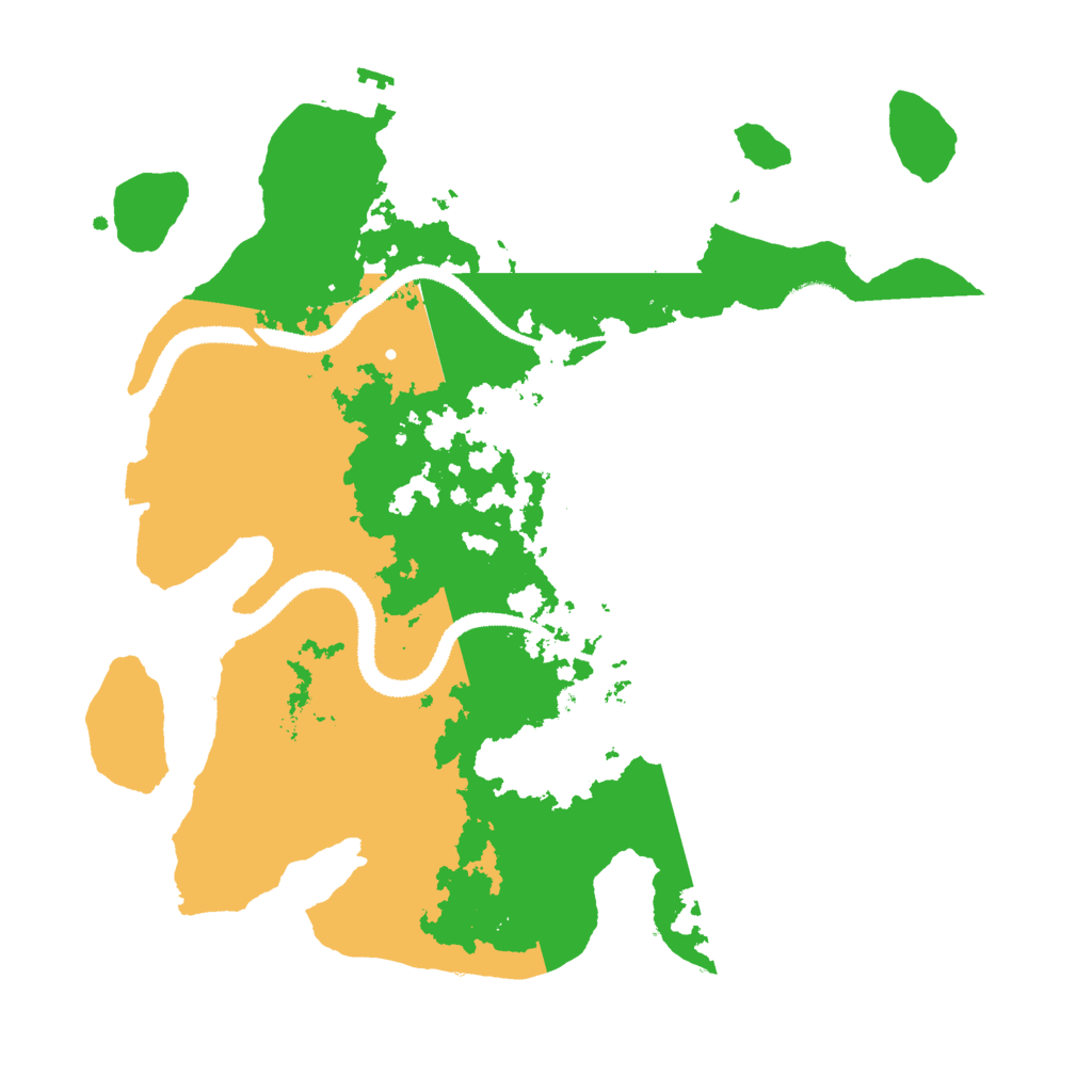 Biome Rust Map: Procedural Map, Size: 3000, Seed: 547791312