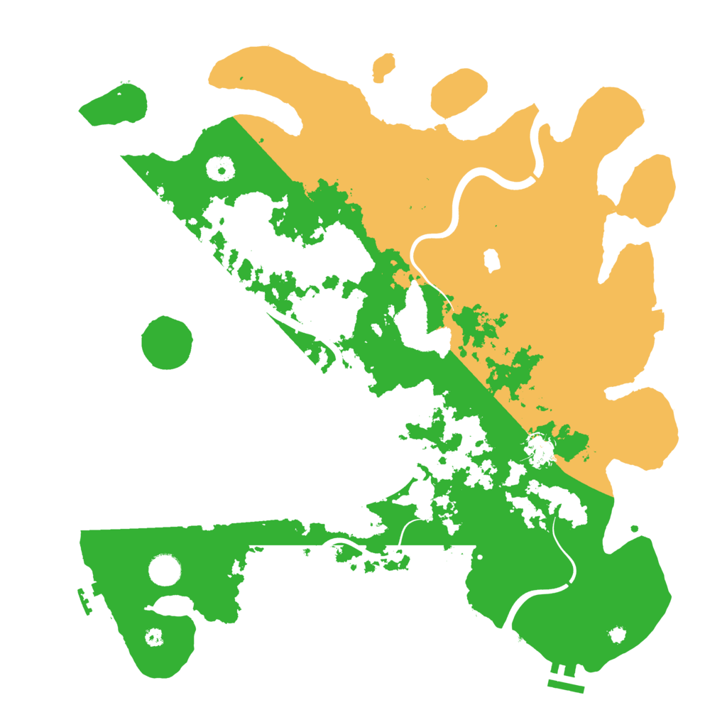 Biome Rust Map: Procedural Map, Size: 4000, Seed: 13439537