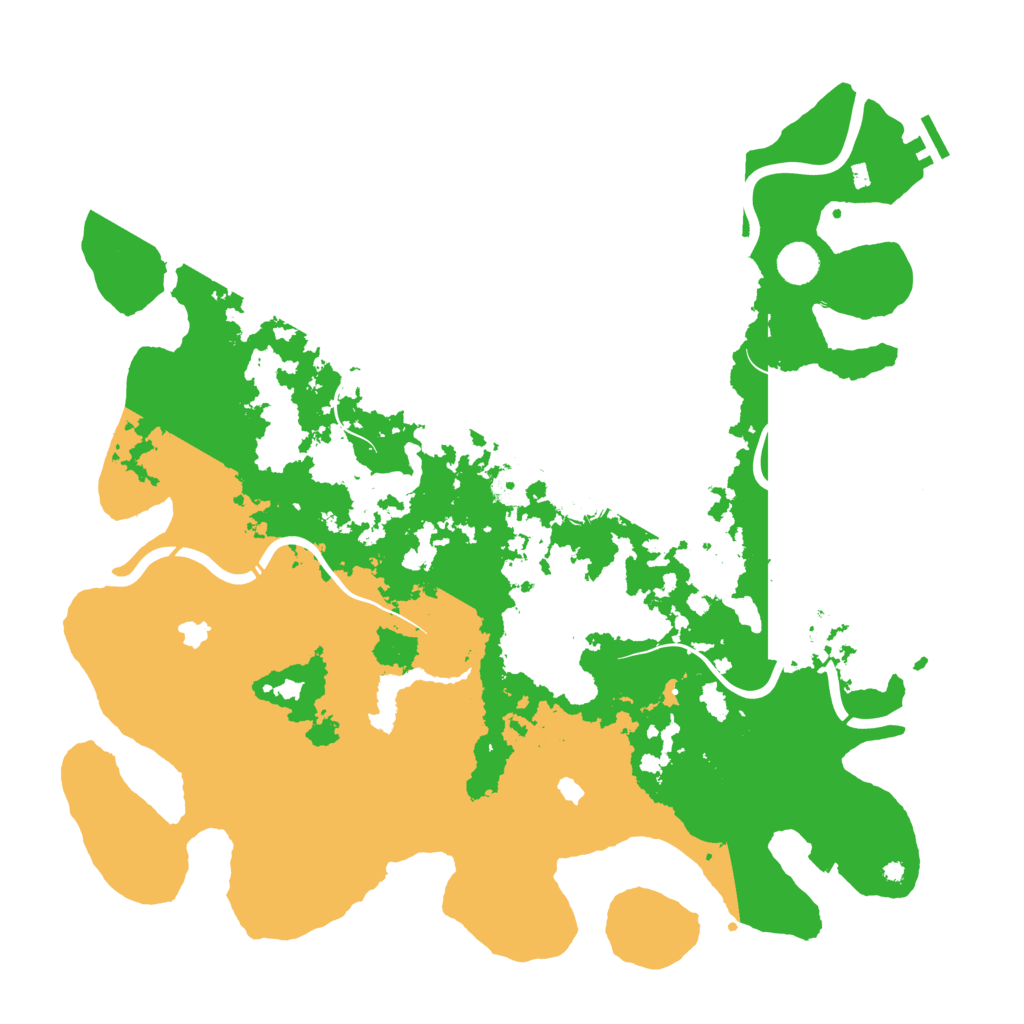 Biome Rust Map: Procedural Map, Size: 4500, Seed: 1784850233