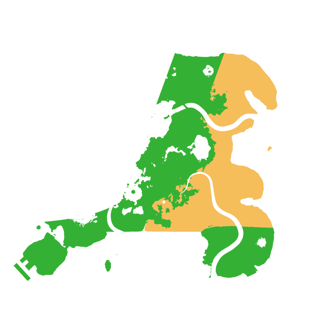Biome Rust Map: Procedural Map, Size: 3000, Seed: 716241693