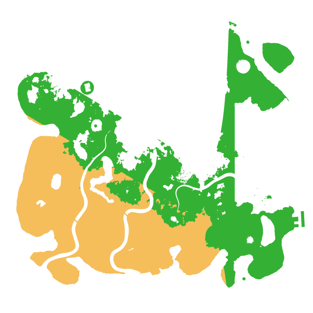 Biome Rust Map: Procedural Map, Size: 4000, Seed: 1993815445