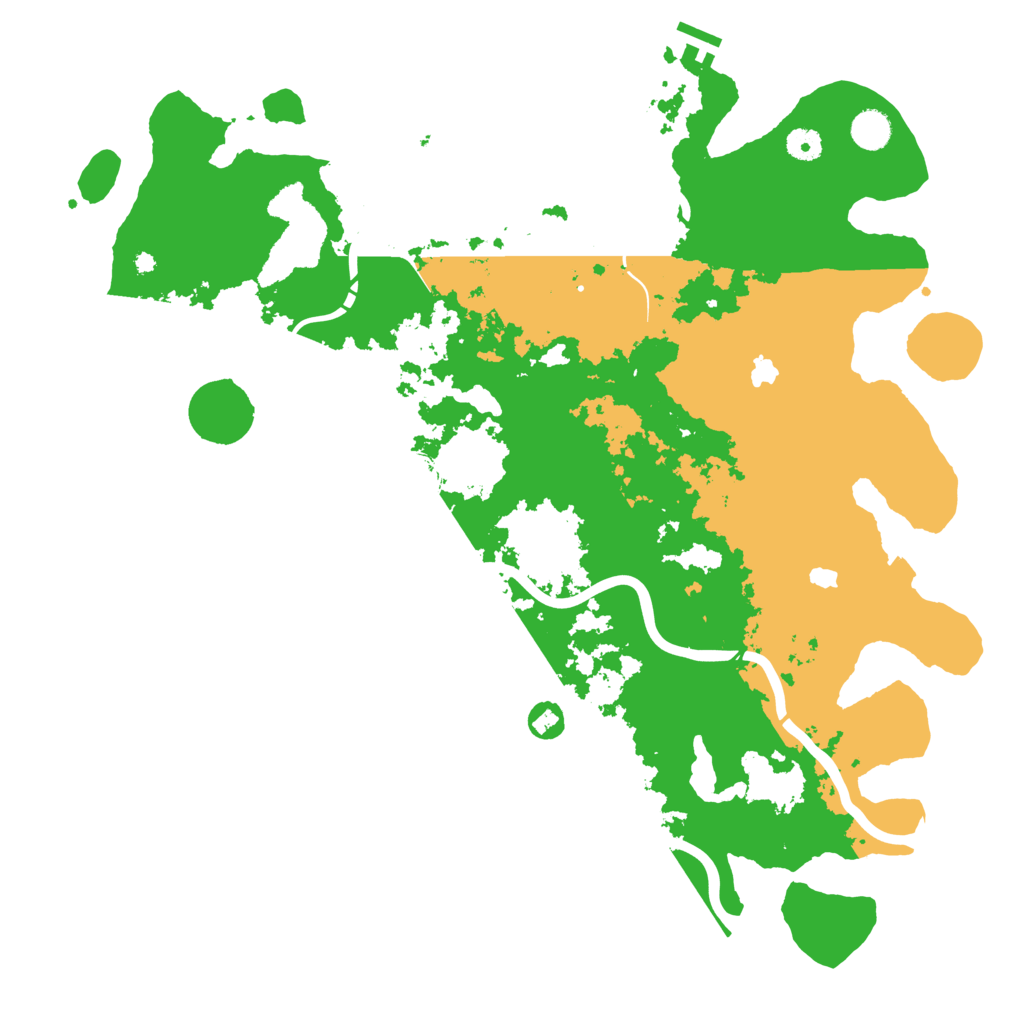 Biome Rust Map: Procedural Map, Size: 4500, Seed: 306828196