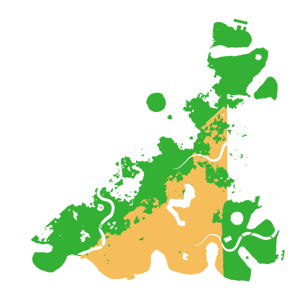 Biome Rust Map: Procedural Map, Size: 4400, Seed: 1282887935