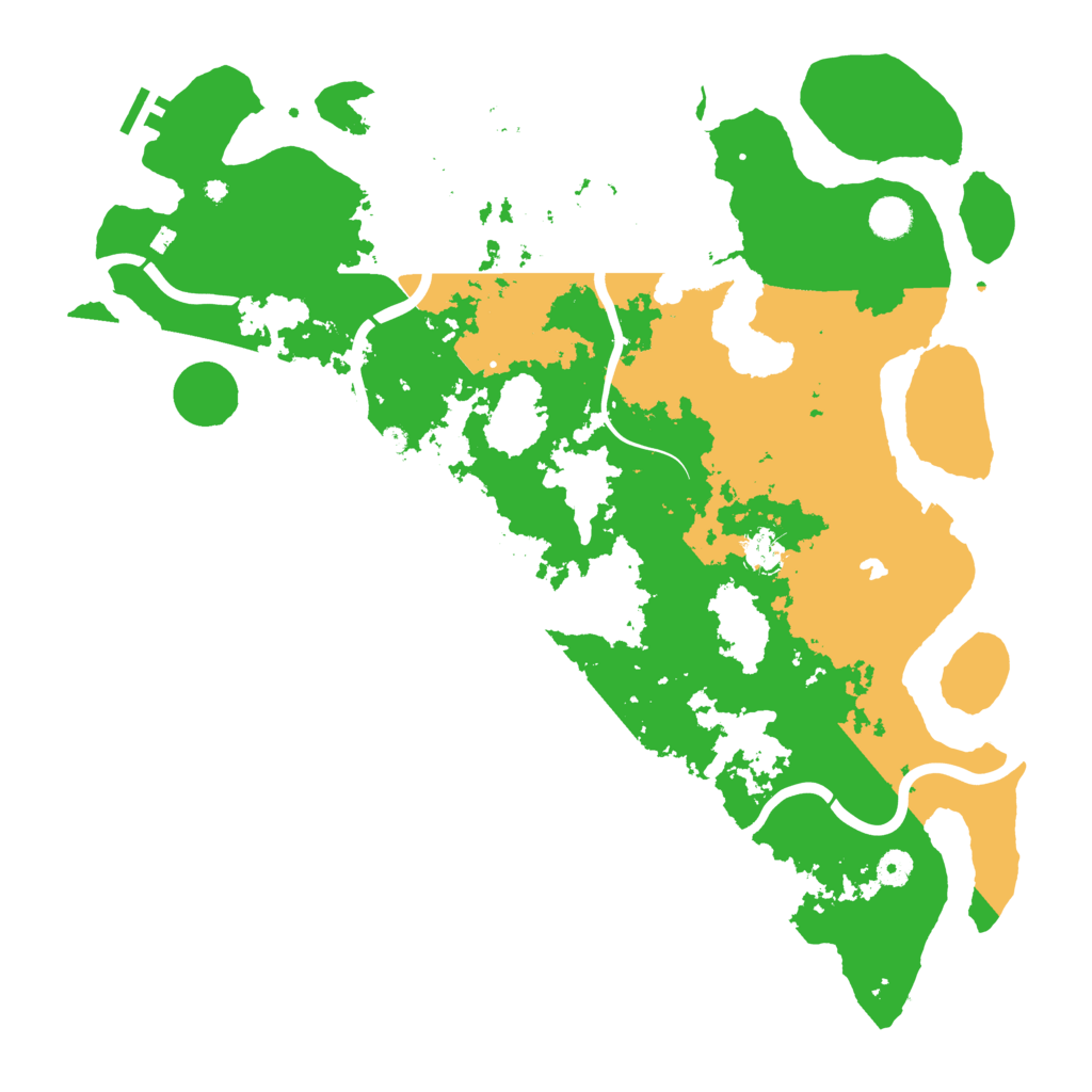 Biome Rust Map: Procedural Map, Size: 4500, Seed: 341157431