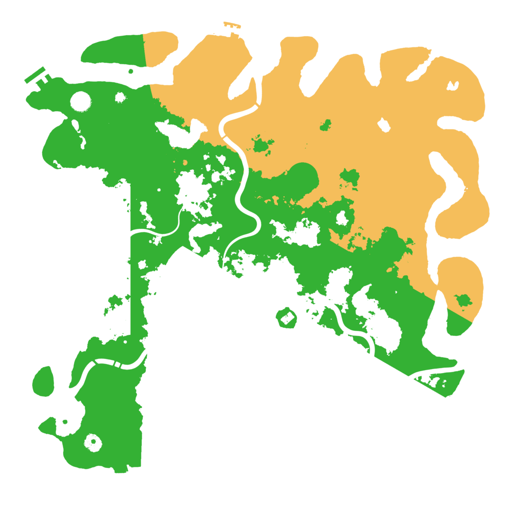 Biome Rust Map: Procedural Map, Size: 4500, Seed: 1641440996