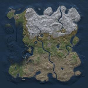 Thumbnail Rust Map: Procedural Map, Size: 4250, Seed: 1620511417, 16 Monuments