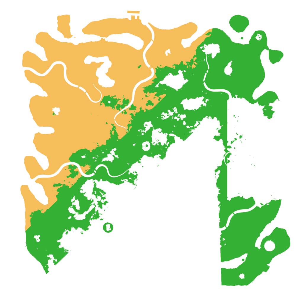 Biome Rust Map: Procedural Map, Size: 5000, Seed: 18731506