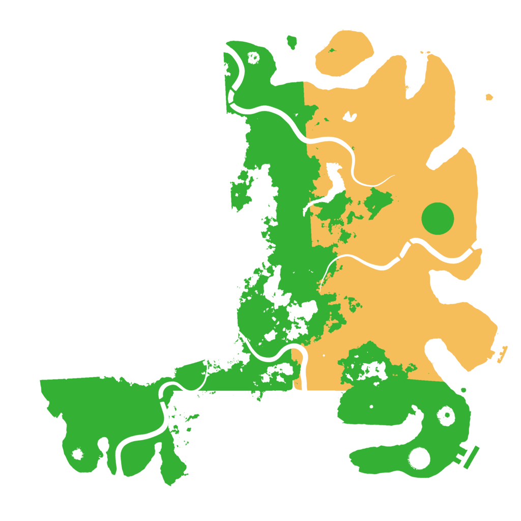 Biome Rust Map: Procedural Map, Size: 4250, Seed: 1677661270