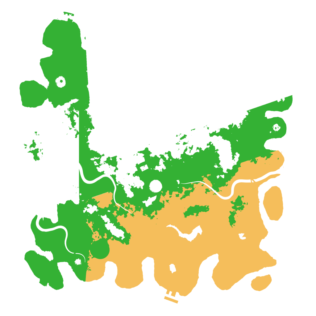 Biome Rust Map: Procedural Map, Size: 4500, Seed: 244422424