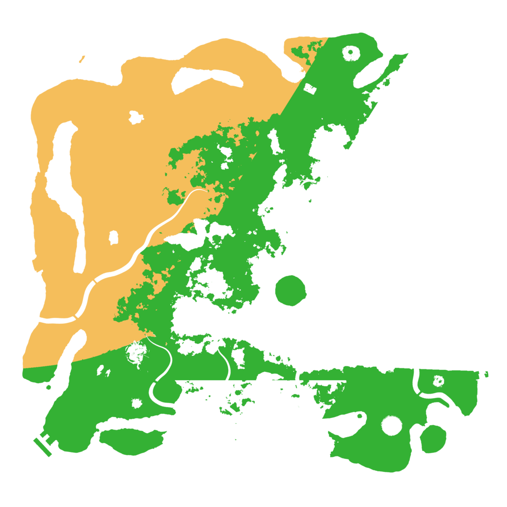 Biome Rust Map: Procedural Map, Size: 4500, Seed: 1579284667