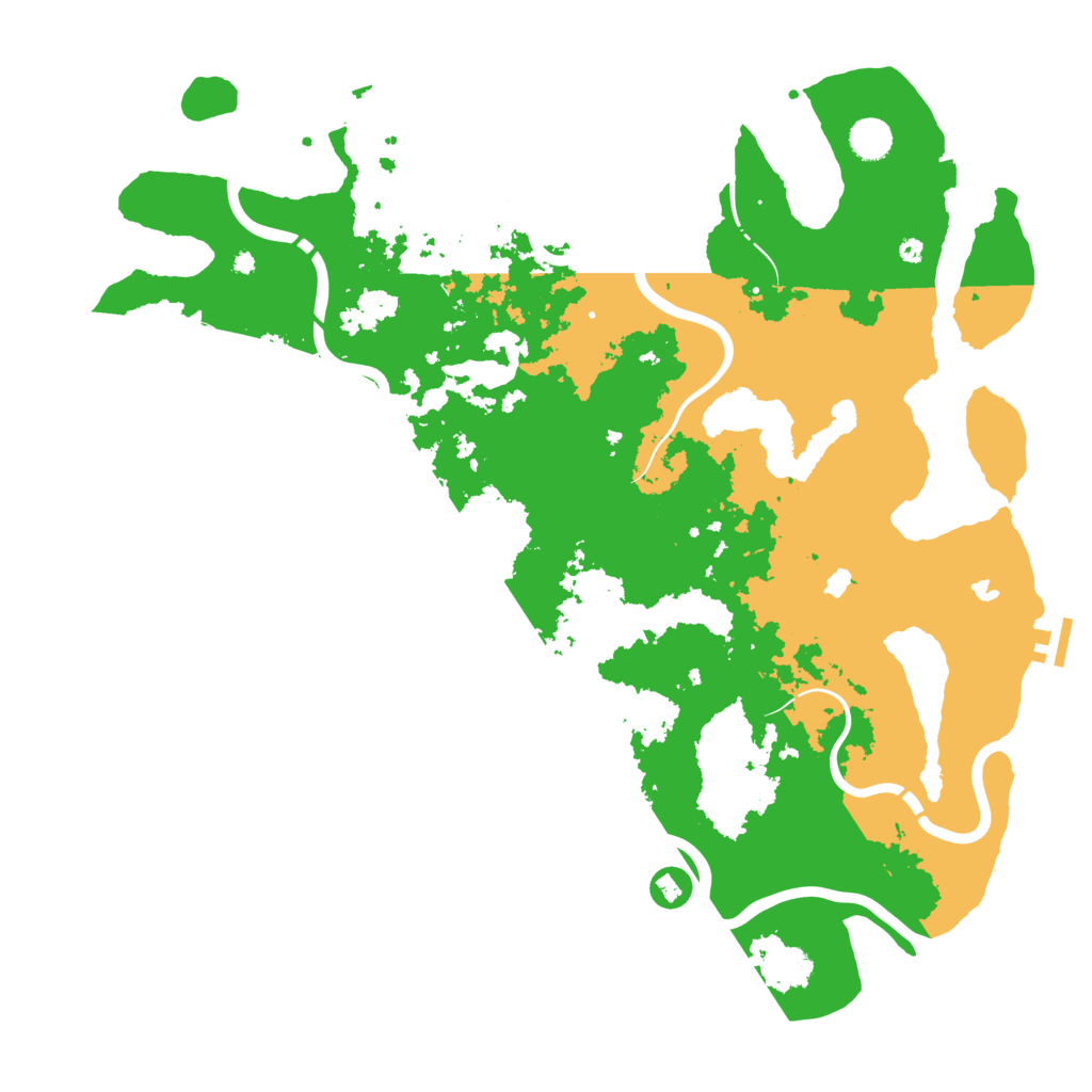 Biome Rust Map: Procedural Map, Size: 4500, Seed: 1436421061