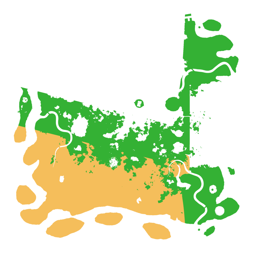 Biome Rust Map: Procedural Map, Size: 4750, Seed: 715703096