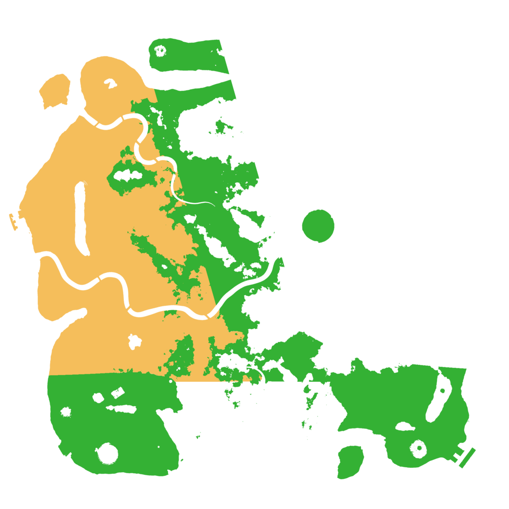 Biome Rust Map: Procedural Map, Size: 4500, Seed: 2140556758