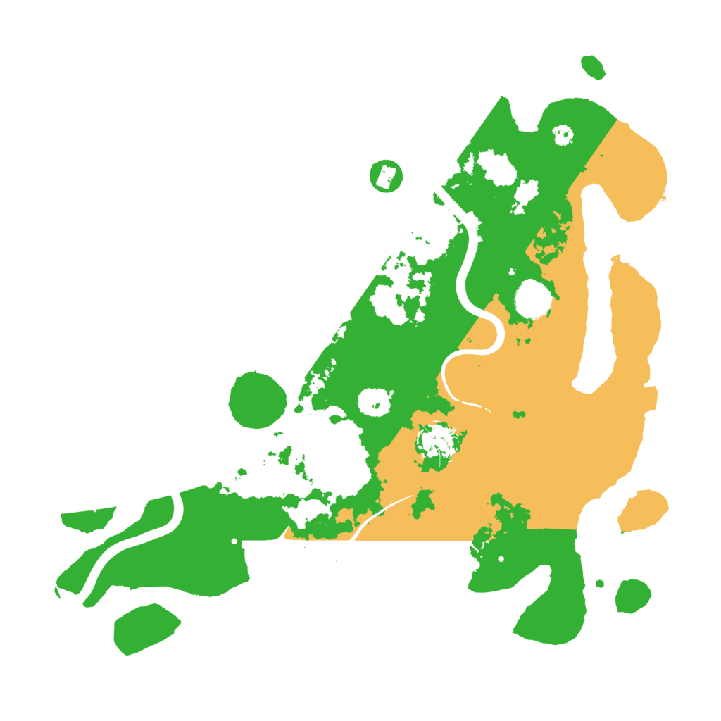 Biome Rust Map: Procedural Map, Size: 3500, Seed: 1898809282