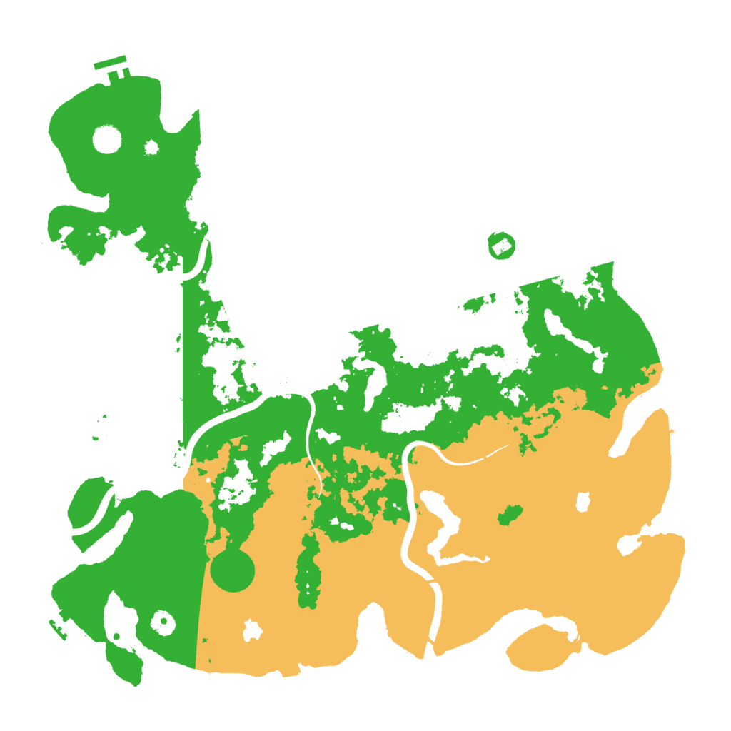 Biome Rust Map: Procedural Map, Size: 4500, Seed: 1367520691