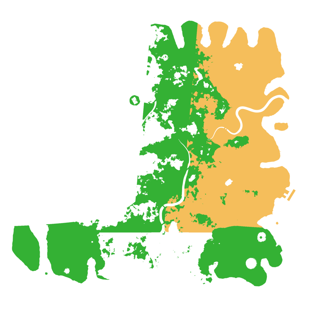 Biome Rust Map: Procedural Map, Size: 5000, Seed: 65133794