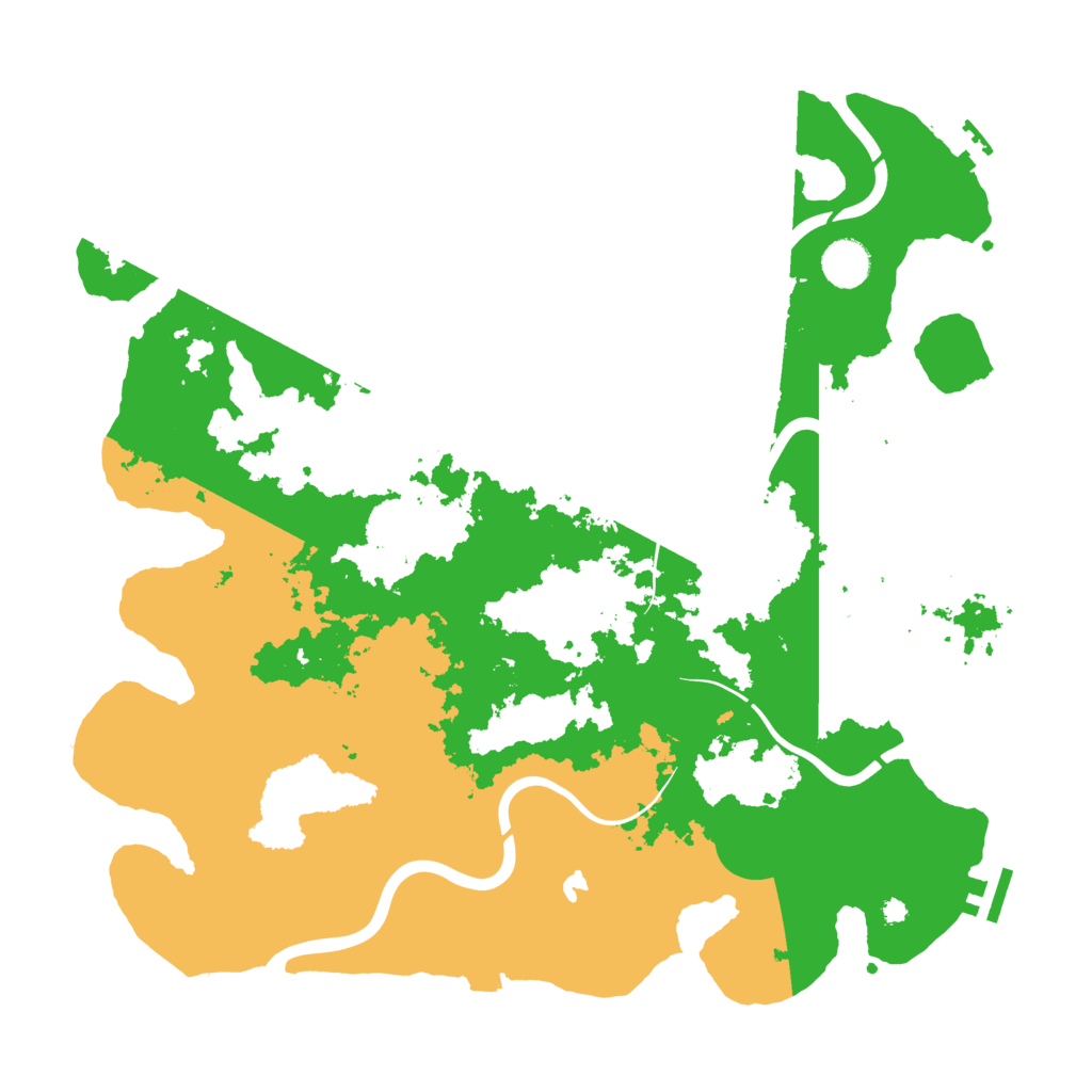 Biome Rust Map: Procedural Map, Size: 4000, Seed: 518162647