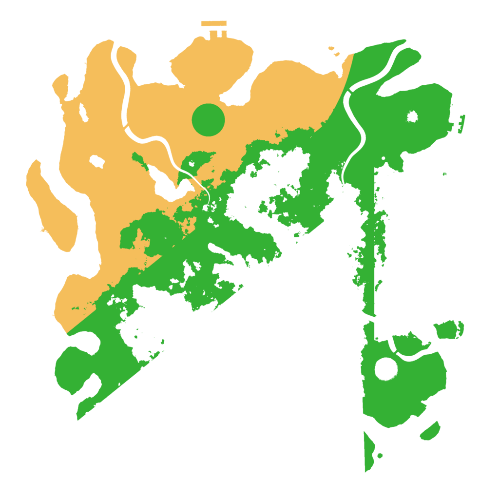 Biome Rust Map: Procedural Map, Size: 4000, Seed: 157721058