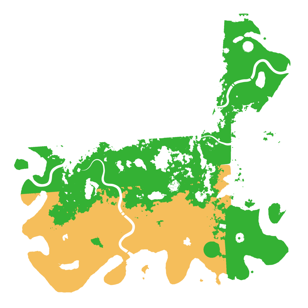 Biome Rust Map: Procedural Map, Size: 5000, Seed: 1003824807