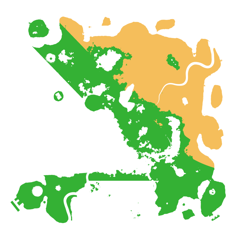 Biome Rust Map: Procedural Map, Size: 4000, Seed: 66004265