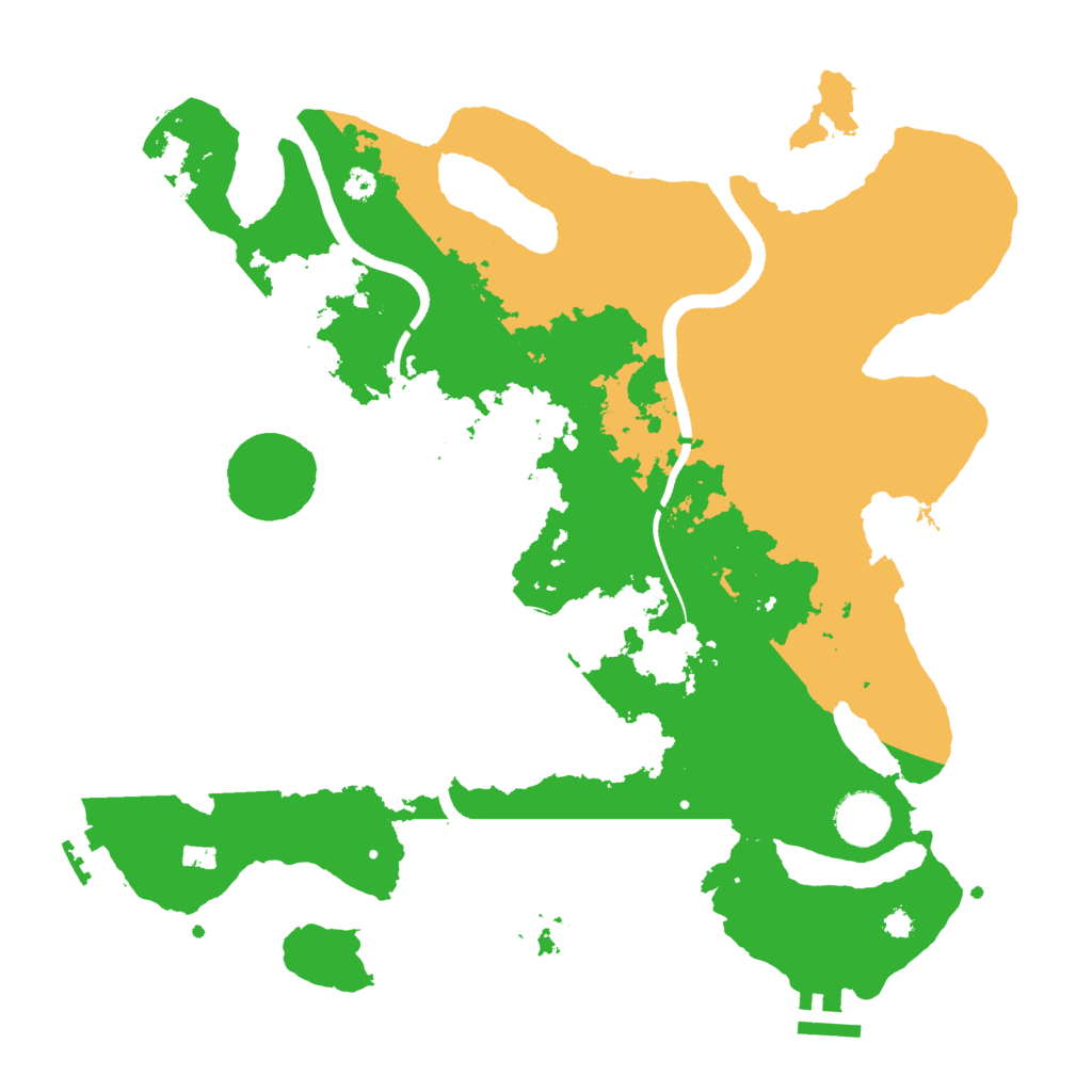 Biome Rust Map: Procedural Map, Size: 3500, Seed: 1742939958