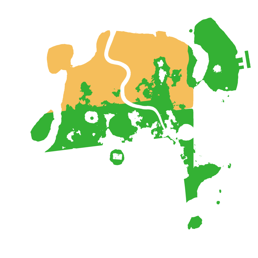 Biome Rust Map: Procedural Map, Size: 3000, Seed: 2015636756