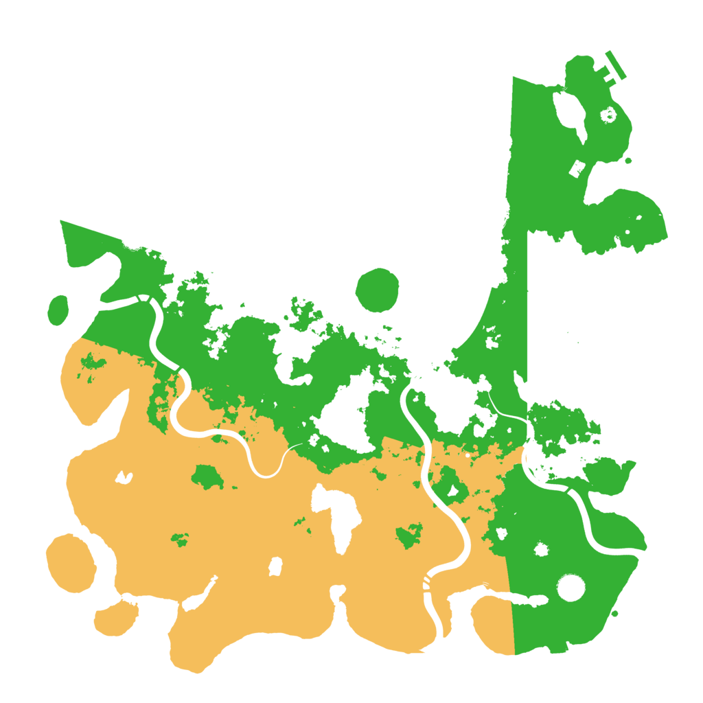 Biome Rust Map: Procedural Map, Size: 4500, Seed: 6746