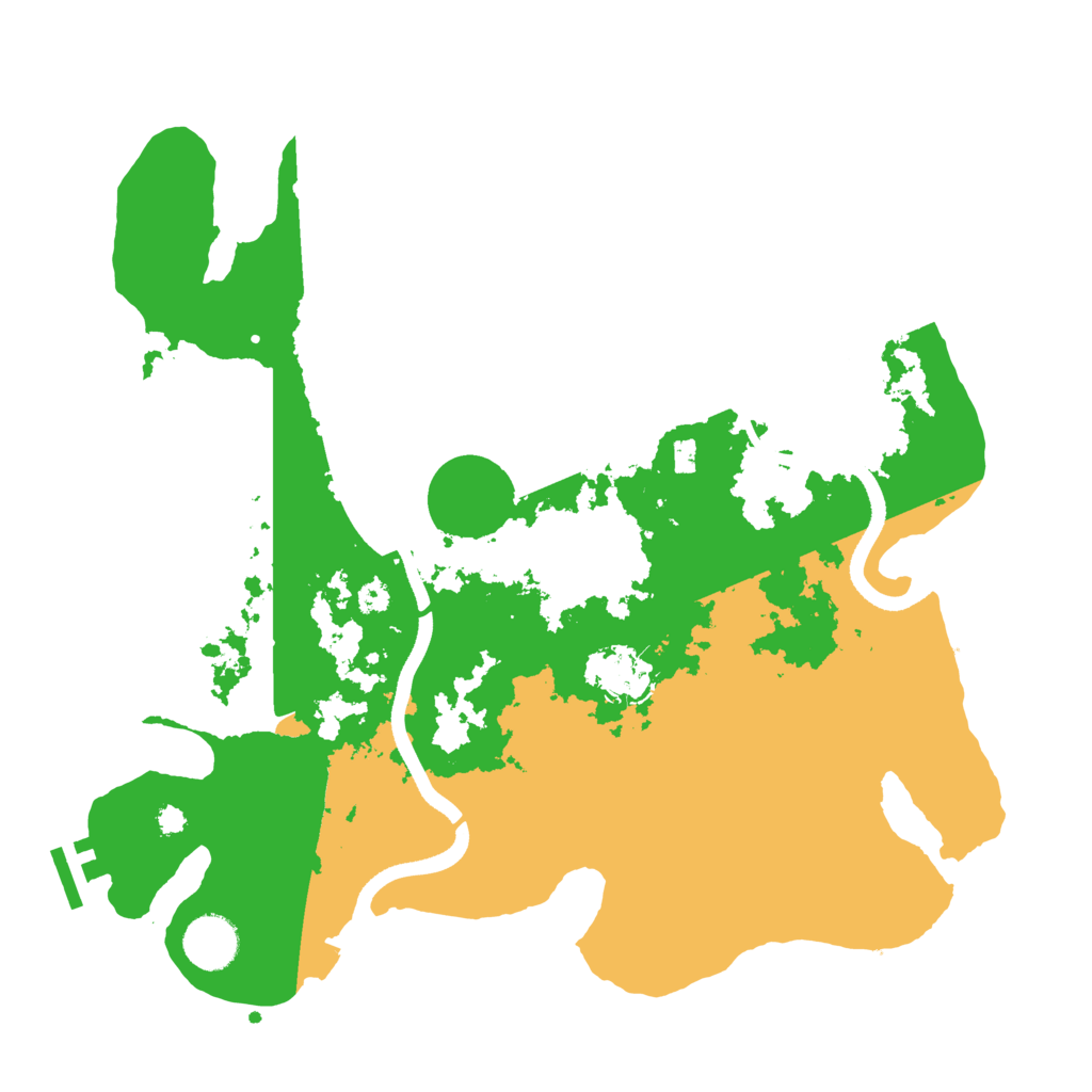 Biome Rust Map: Procedural Map, Size: 3500, Seed: 11902128