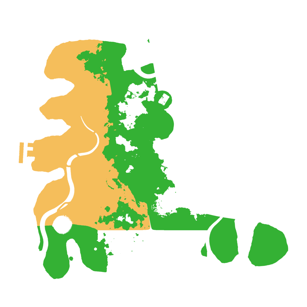 Biome Rust Map: Procedural Map, Size: 3000, Seed: 1795219114