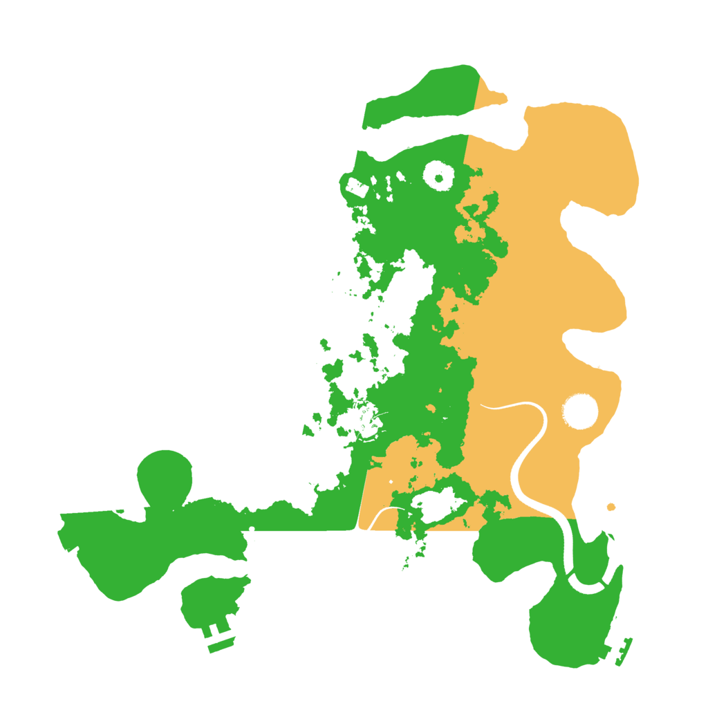 Biome Rust Map: Procedural Map, Size: 3500, Seed: 1477487799