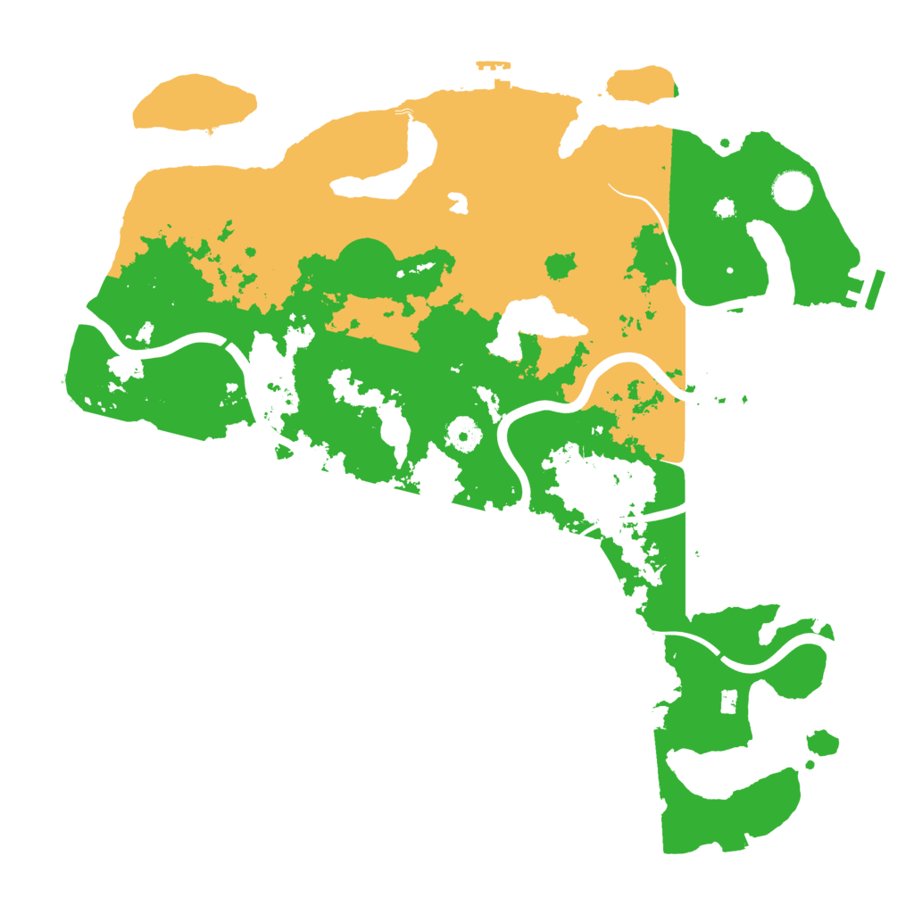 Biome Rust Map: Procedural Map, Size: 4050, Seed: 346256117