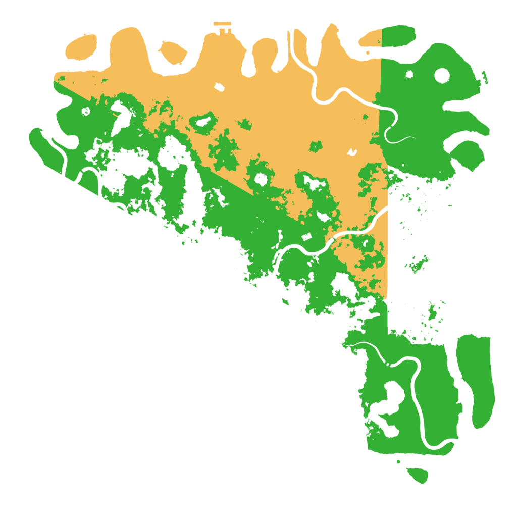 Biome Rust Map: Procedural Map, Size: 6000, Seed: 489976446