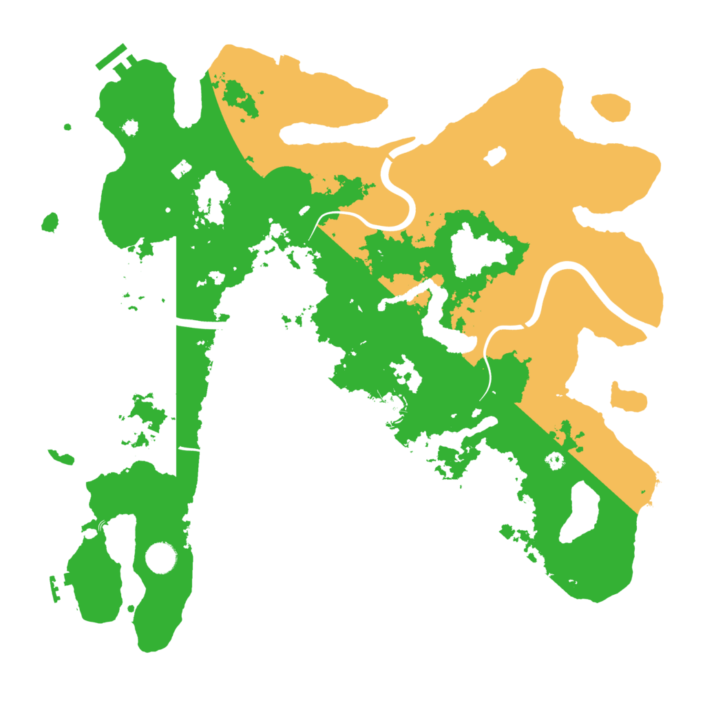 Biome Rust Map: Procedural Map, Size: 4000, Seed: 711353883