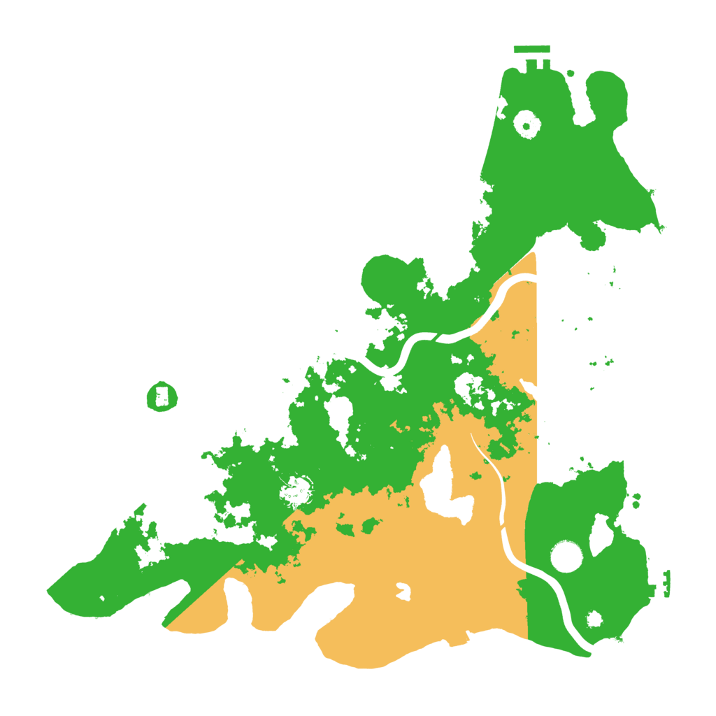 Biome Rust Map: Procedural Map, Size: 4000, Seed: 21138425