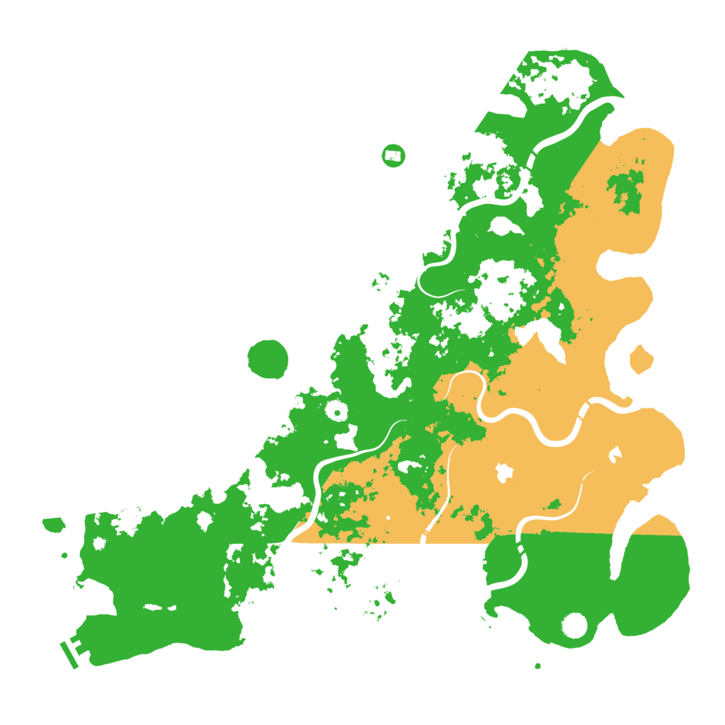 Biome Rust Map: Procedural Map, Size: 5000, Seed: 484531221