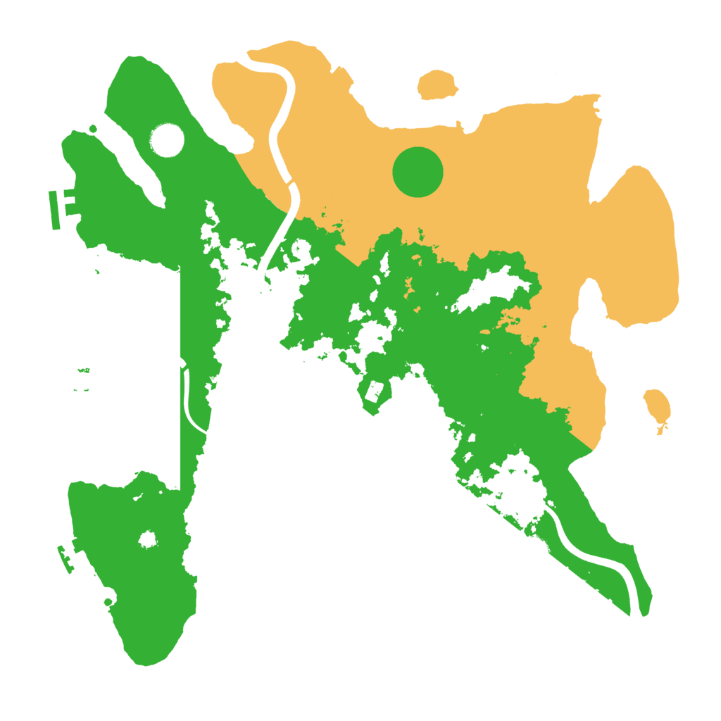 Biome Rust Map: Procedural Map, Size: 3750, Seed: 551407540
