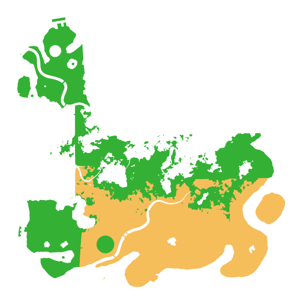 Biome Rust Map: Procedural Map, Size: 4500, Seed: 177864073