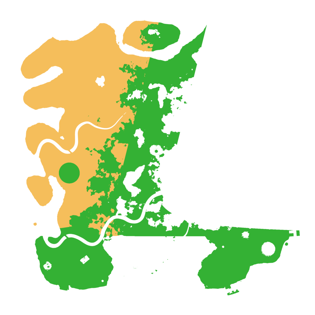 Biome Rust Map: Procedural Map, Size: 4000, Seed: 69671634